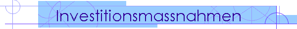 Investitionsmassnahmen